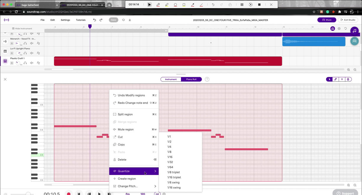 MASTERCLASS - ONE FOUR FIVE